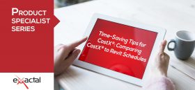 iTWO costX Comparing CostX® to Revit Schedules